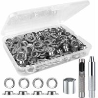 12 mm Ösen-Werkzeugsatz – 120 Sets Metallösen – Ösen-Werkzeuge für Heimwerker-Vorhänge, Planen, Segeltuch, Zeltreparatur