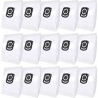 Lot de 15 sacs d'aspirateur pour Rowenta Hygiene+ ZR200520 ZR200720 Swirl R39 Sacs à poussière pour Rowenta Compact Power, X-Trem Power & Silence Force (RO64xx RO63xx RO68xx RO39xx)