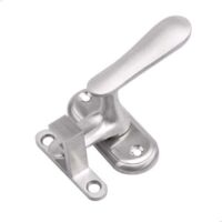Verrouillage à Angle Droit Boucle Crochet de Sécurité—Loquet de Serrure de Porte à 90 Degrés,Acier Inoxydable Droit Boucle Croche,Convient à la Plupart des Types de Portes, Argent, 1 Pièce.