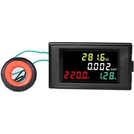 GUIDA DIN AMPEROMETRO Voltmetro tensione Display Meter AC 80-300V / 100A Digital EUR 17,99 GUIDA DIN AMPEROMETRO Voltmetro tensione Display Meter AC 80-300V / 100A Digital EUR 17,99