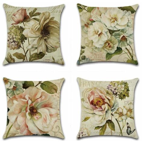 Copricuscini impermeabili per esterni 45 x 45 cm Copricuscini decorativi floreali Cuscini per esterni Federe per cuscini da giardino per panca Divano Soggiorno Arredamento per la casa (1/4)