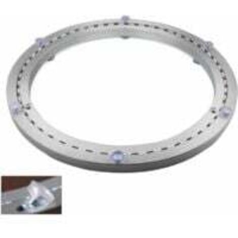 Rodamiento metálico para plato giratorio, base redonda giratoria de 360°, rodamientos de bolas de una sola fila, para trabajo pesado, ø35 cm