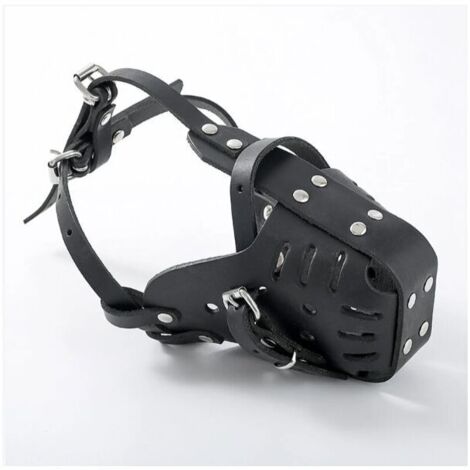 Museruola in silicone morbido per cani, museruola antiabbaio e antimorso con rete traspirante e fascia in nylon resistente per cani piccoli, medi e grandi (15-25 kg) (1/4)