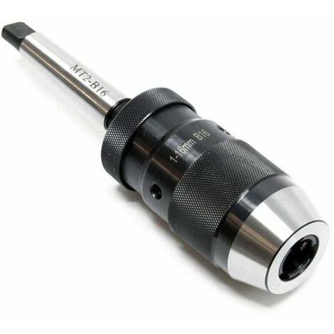 Portabrocas MK2-B16 con rango de sujeción de 16 mm y adaptador de portabrocas cónico Morse integrado
