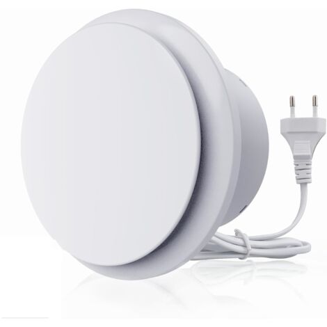 Ventilatore di aspirazione da 100 mm, 130 m³/h, 12 W, funzionamento silenzioso, flusso d'aria elevato, risparmio energetico per bagni, cucine, servizi igienici, serre, tende (4 pollici) [classe energe (1/4)