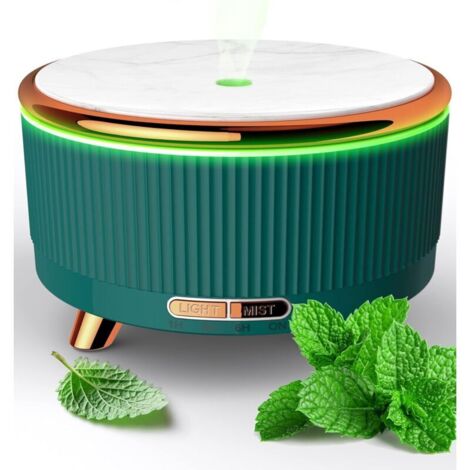 Difusor Difusor de Aroma de 500 ML, Difusor Ultrasónico de Aroma de 500 ML, Humidificador Difusor de Aire para Dormitorio con 7 Colores LED ätherische öle, Difusor de Aroma de 500 ML de Duftöl (1/4)