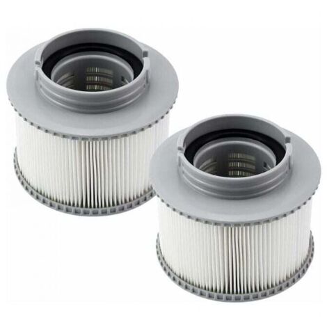 Filtro di ricambio per Mspa FD2089 compatibile con tutte le attuali cartucce filtro MSpa e filtri per piscine gonfiabili (versione aggiornata), confezione da 2 (1/4)