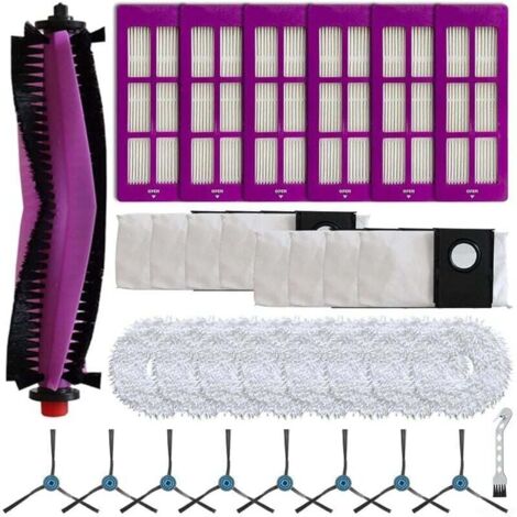 Kit de sac à poussière avec brosse latérale principale, compatible avec Eureka J15 Pro pour aspirateur Ultra, accessoires de recha (1/4)