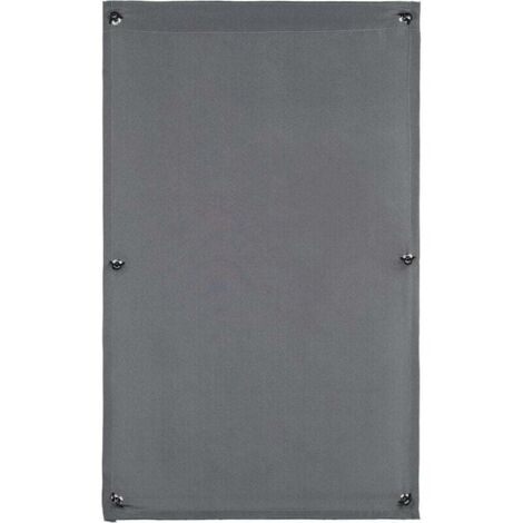 Tenda a ventosa, protezione solare e termica, lucernario, 57x100 cm, portatile, grigia, poliestere, 57x100 cm
