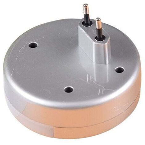 repellenti per insetti - Ultrasuoni ed elettromagnetici - Grigio - Area di copertura fino a 200 m2 - Luce notturna integrata (1/4)