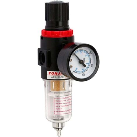 Regulador Filtro De Aire 1/2 Pulg Para Compresor – Kit Separador Aceite Y Agua Protege Tus Herramientas