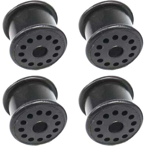 4 piezas de junta de palanca de cambios para Ford Fiesta, junta manual de plástico portátil, negra, resistente al desgaste, funda de goma para Ford Fiesta Focus 4S6P7412AA (1/4)
