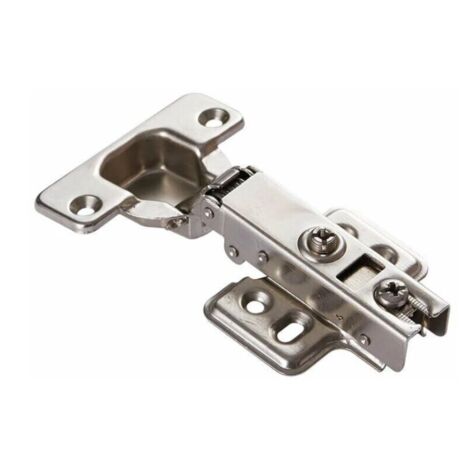 Soft Fermer Porte armoire Charnières 8 pcs 110 degrés Acier Cuisine Armoire Armoire Armoire Charnière de la porte Slow Shut Clip-On Slight Plaque 35mm pour armoire de cuisine Armoire Armoire Porte-arm (1/5)