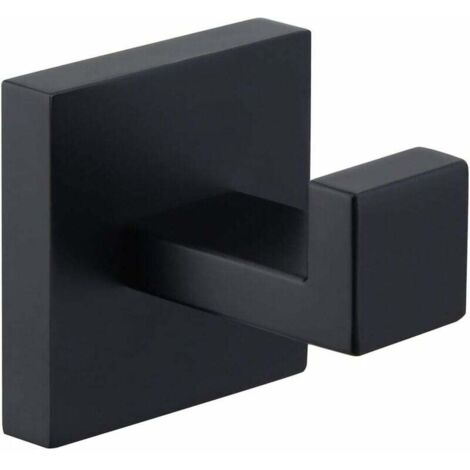 KES Porta Asciugamani Nero Bagno Portasciugamani da Parete 50cm Appendi Asciugamani Bagno Acciaio Inossidabile SUS304 Porta Salviette, A2000S50B-BK