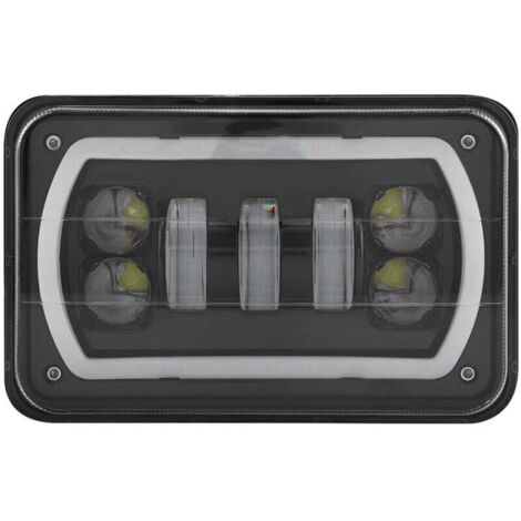 Shkalacar Fari LED Auto da 2 Pezzo, 5x7'' 7x6'' fari rettangolari a LED H6054 da 7 Pollici con abbaglianti e anabbaglianti DRL indicatori di direzione sostitutivi per Jeep Cherokee XJ Wrangler YJ