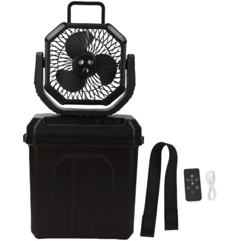 Ventilatore nebulizzatore portatile con serbatoio d'acqua da 250 ml, ventole di raffreddamento ricaricabili da 24000 mAh per esterni, nebulizzatori d' acqua all'aperto con 2 modalità di nebbia