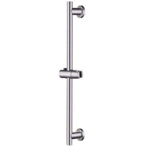 Barra De Ducha De Acero Inoxidable 304, Con Montaje Regulable En Altura Y Angulo Superficie En Acero Inoxidable Cepillado Y Cromo Pulido Acero Inoxidable Cromado Cromo Pulido 66 Cm 88243295
