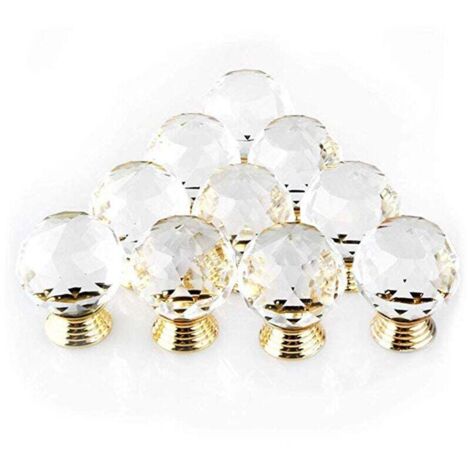 H&D HYALINE & DORA 38 mm Acchiappasole in cristallo, prismi colorati sfaccettati per lampadario a goccia, 12 pezzi