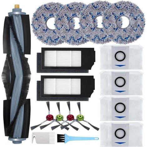 Accessoires pour Ecovacs Deebot X1 Omni / X1 e Omni / X1 Turbo Aspirateur, 1 Brosse principale, 4 Brosses Latérales, 4 Serpillièr (1/4)