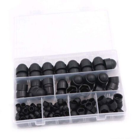 Biomar Labs 20 Pezzi Tappi per Dadi Ruota 19mm Copri Dadi per Bulloni della Ruota Esagonali per Pneumatici con Set di Strumenti di Rimozione per Auto Arancioni LC 39