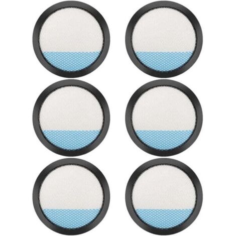 Confezione da 6 filtri lavabili per aspirapolvere senza fili Ryobi PCL720, PBLSV716, PBLSV717 (1/4)
