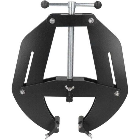 Pinza per l'allineamento di tubi per impieghi gravosi, strumento per l'allineamento di tubi in acciaio al carbonio nero con vite a sgancio rapido per tutte le installazioni di tubi standard (1/4)