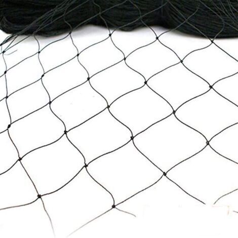 Rete anti-uccelli, rete, rete per voliere, rete anti-uccelli (7,5 m x 15 m), rete da 25 mm, rete intrecciata extra resistente, rete anti-uccelli, rete per alberi da frutto, rete anti-gatti, riutilizza (1/4)