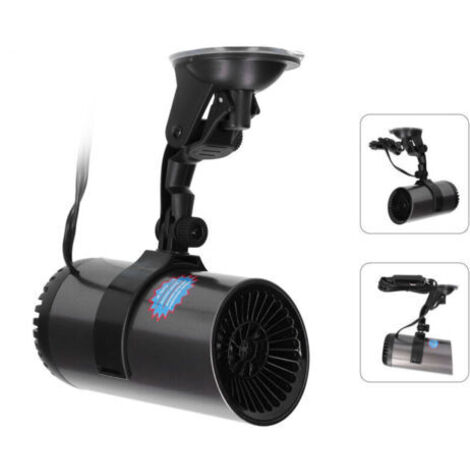 Riscaldatore per auto 2 in 1, ventola da 150 W a 12 V CC, sbrinatore portatile Plug and Play con supporto girevole a 360° e ventosa (1/4)