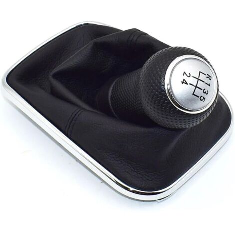 Maniglia del cambio per Volkswagen Golf 4, GTI, R32, Bora, Jetta (1999–2004) – Maniglia nera in stampaggio a iniezione, diametro 23 mm, compatibile con cambio manuale a 5 marce (1/4)
