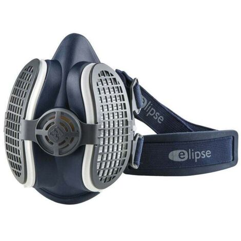 Maschera di protezione FFP3 ad alte prestazioni – colore blu scuro – taglia unica – certificata CE EN 149:2001+A1:2009 – filtrazione ≥ 99 % delle particelle fini (0,3 µm) (1/3)