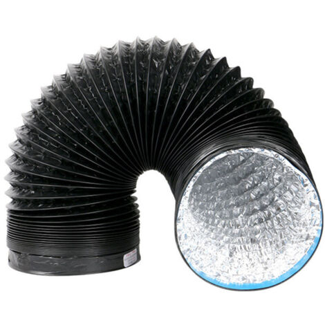 Tubo di scarico flessibile in alluminio per cucina – Tubo di ventilazione ad alte prestazioni e sicuro per cappe aspiranti – Lunghezza 2 m