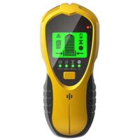 Detector de metales 4 en 1 con pantalla LCD para detectar metales, cables eléctricos y vigas de madera en paredes, pisos y techos.