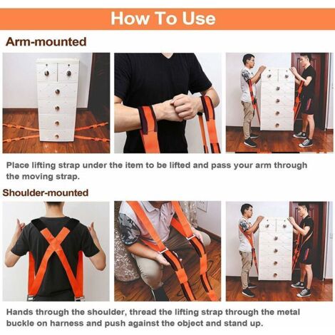Forearm Forklift: Las correas de elevación definitivas para soluciones de mudanza seguras