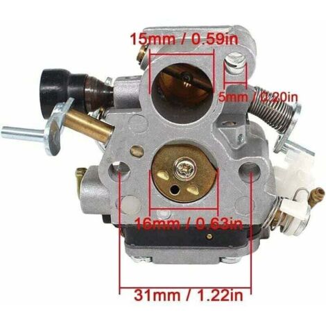 Kit Carburatore Nuovo Per Motosega Husqvarna 435E E 440E, Modello 506450501, Partsebuy - Foto 4