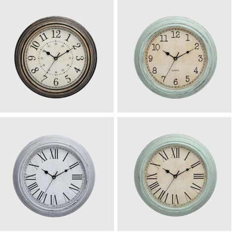 Funsec Reloj De Pared De 12 Pulgadas, Con Carcasa De Metal Dorado, Reloj De Pared Moderno Silencioso Sin Tictac Funciona Con Pilas Facil De Leer