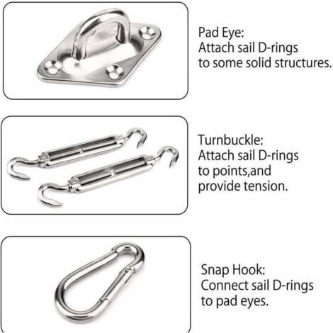 KYNYmaker Kit De Cuerda De Alambre De 1/8 Pulgadas, Cable De Acero Inoxidable De 50 Pies, 7 X 7 Hebras De Acero Inoxidable Para Kit De Colgar Al Aire Libre, Alambre