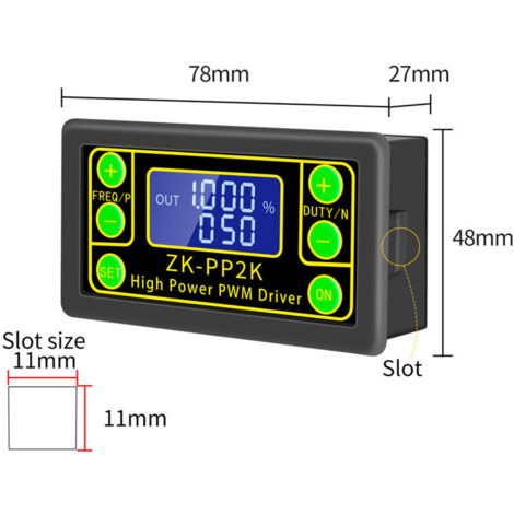 Akozon PWM-Signalgenerator 1 Hz – 150 KHz, 3,3–30 V DC, Einstellbarer Arbeitszyklus & Impulszähler