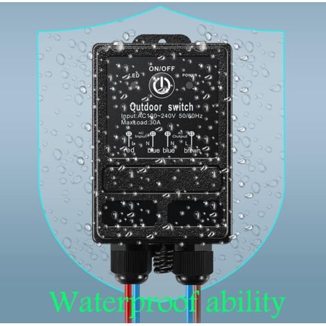 Interrupteur RF Sans Fil 6 Canaux 12-36V - Télécommande 300m, Pour Portes, Rideaux, éclairage, Relais 10A, Modes Variés