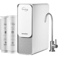 iSpring RO400EU Système d’Osmose Inverse 400 GPD sans Réservoir, Ratio 2:1 et Réduction TDS
