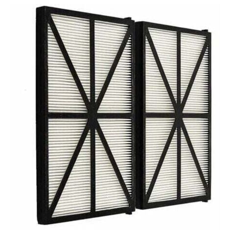 Lot de 2 Panneaux Filtres pour Robot Tiger Shark - RCX70101PAK2 - Noir