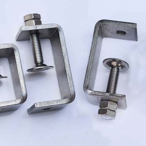Edelstahl C-Klemmen, 6 Stück, 2,5 Cm – Robuste Mini-Klemmen Für Holz- & Metallarbeiten