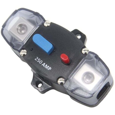 1 portafusibile per auto 12V-48V Sistema di protezione fusibile audio per auto, camper, barca (250A
