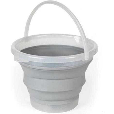 Secchio Pieghevole Per Acqua 10 Litri In Silicone – Salvaspazio Per Campeggio, Casa, Fai Da Te - 6