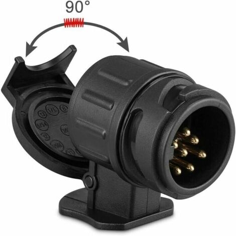 Adattatore Presa Rimorchio Preis-Zone Da 13 A 7 Pin, 12/24V, Resistente Agli Agenti Atmosferici