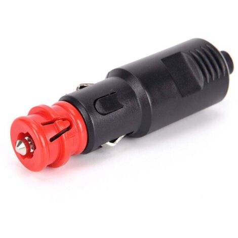 2 Prese Accendisigari Auto 12V/24V Con Fusibili E Cavo Prolunga Da 15 Cm, Spina Maschio Con LED Rosso, Per Auto, Camper E Moto