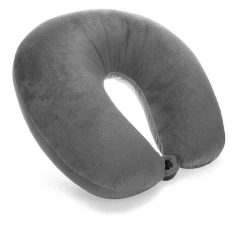 Cuscino Da Viaggio Con Micro Perline Per Schiena E Collo - Comodo Supporto In Poliestere (Nero, 30x14cm)