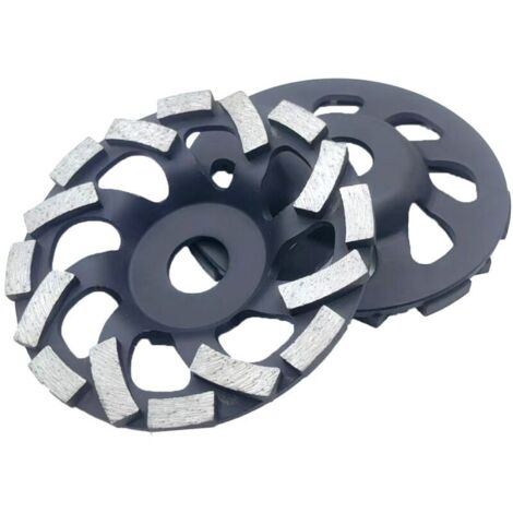 MSW Diamantschleifsegmente Set 6 Stück – Körnung 30, Für Beton, 22x32,5x14 Mm – Für Rotierteller