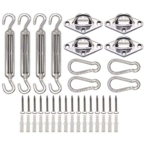 Kit Di Fissaggio Per Balaustra O Pilastro Pavimento Universale In Acciaio L 18 X H 102 Cm 89334580