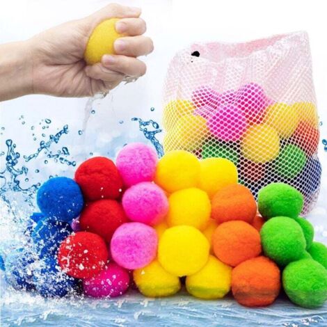 Velrithia 6 Bombe D'acqua Riutilizzabili In Silicone Con Chiusura Magnetica, + Borsa A Rete, Per Bambini E Adulti - 4