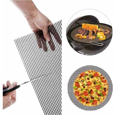 Set di 3 tappetini per Barbecue, con Rete Antiaderente